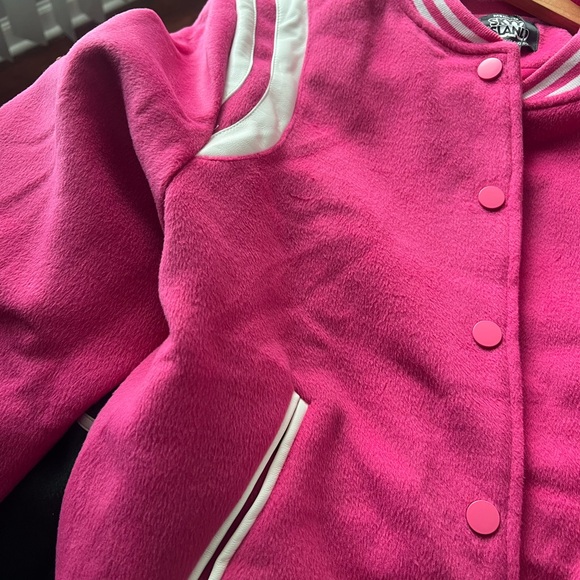 Pink Varsity Jacket Medium - Picture 4 of 6